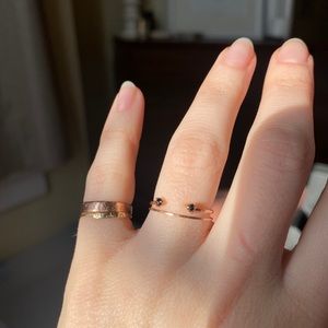 Catbird black diamond her eyes + threadbare ring